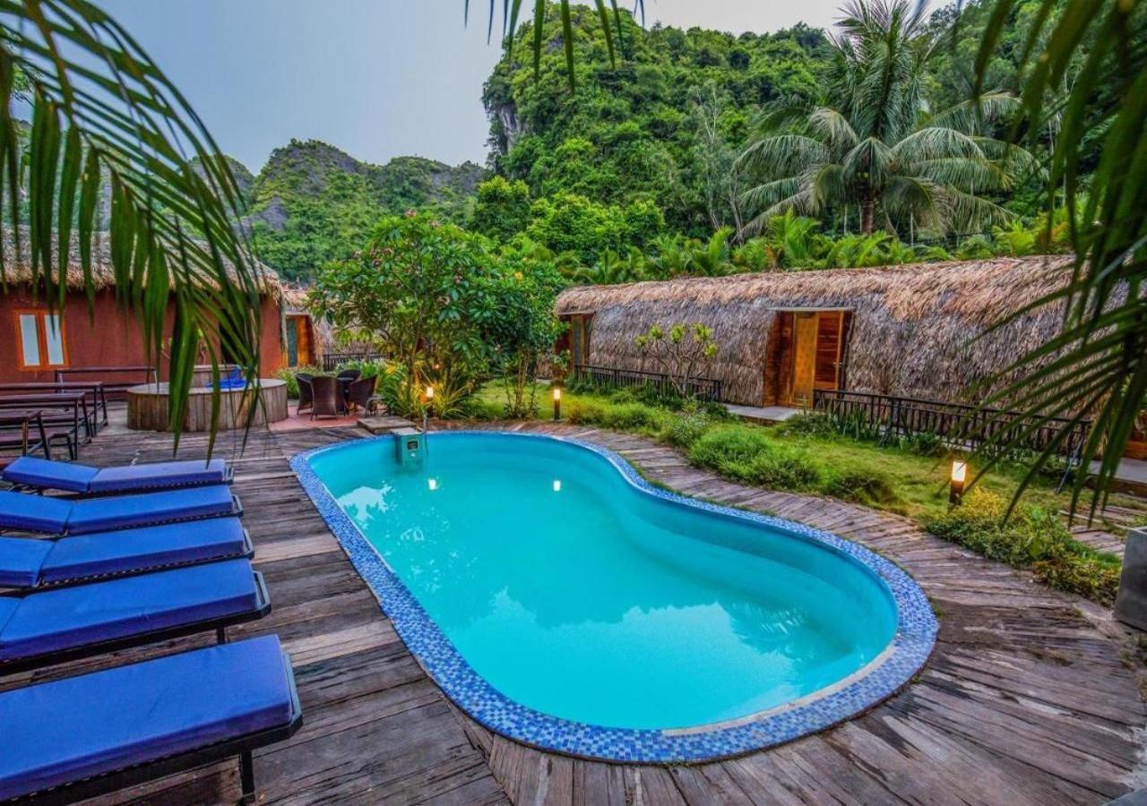 Catba Backpackers Hostel & Pool Bar Chan Chau Exterior foto